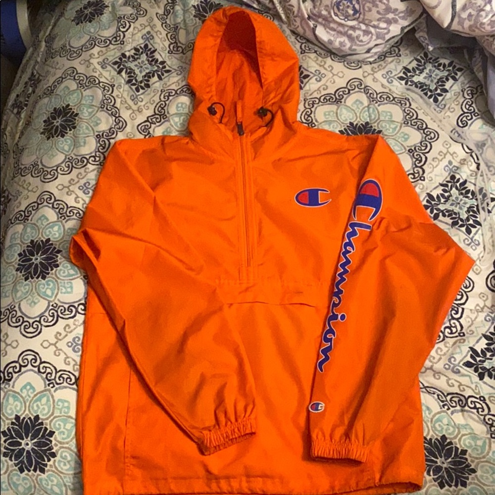 An orange champion windbreaker!